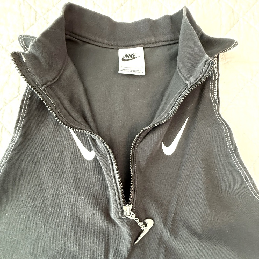 Nike Black Mini Dress with White Swoosh - Picture 9 of 15